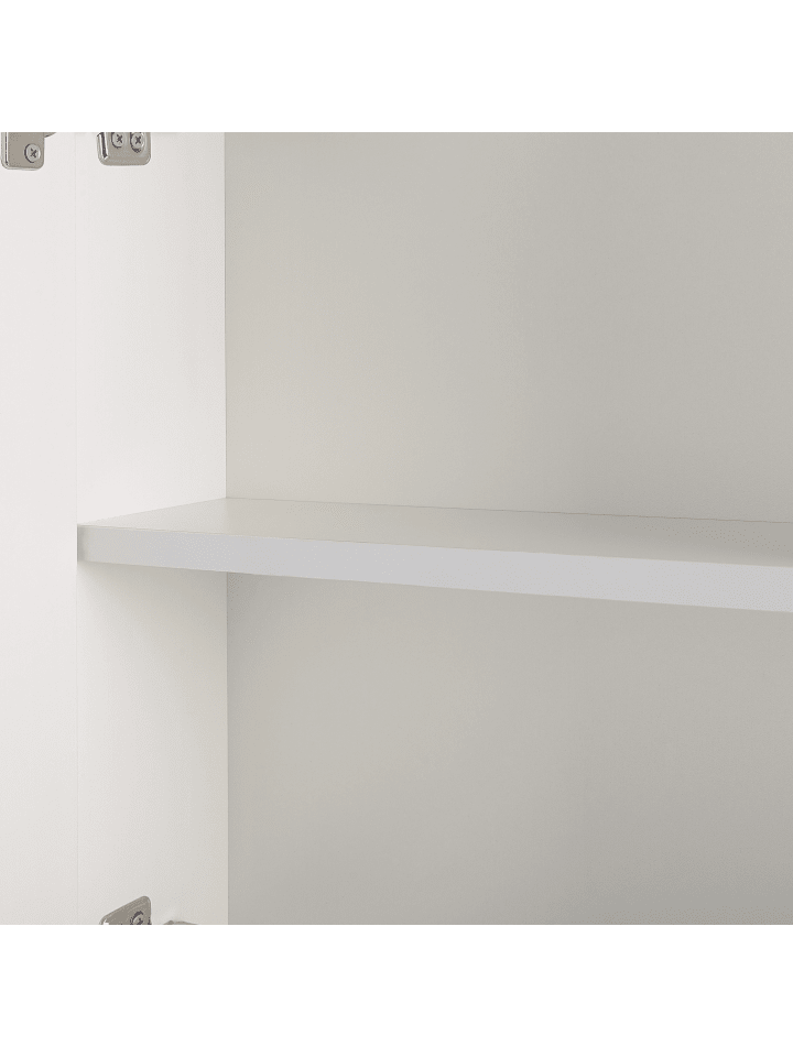 Beliani Bad-Spiegelschrank MAZARREDO in Weiß/Silber - (W) 60 x (H) 60 x (L) 12 cm günstig kaufen onesize