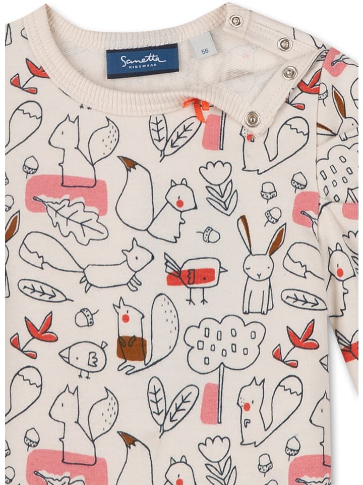 Sanetta Sweatkleid in Beige günstig kaufen