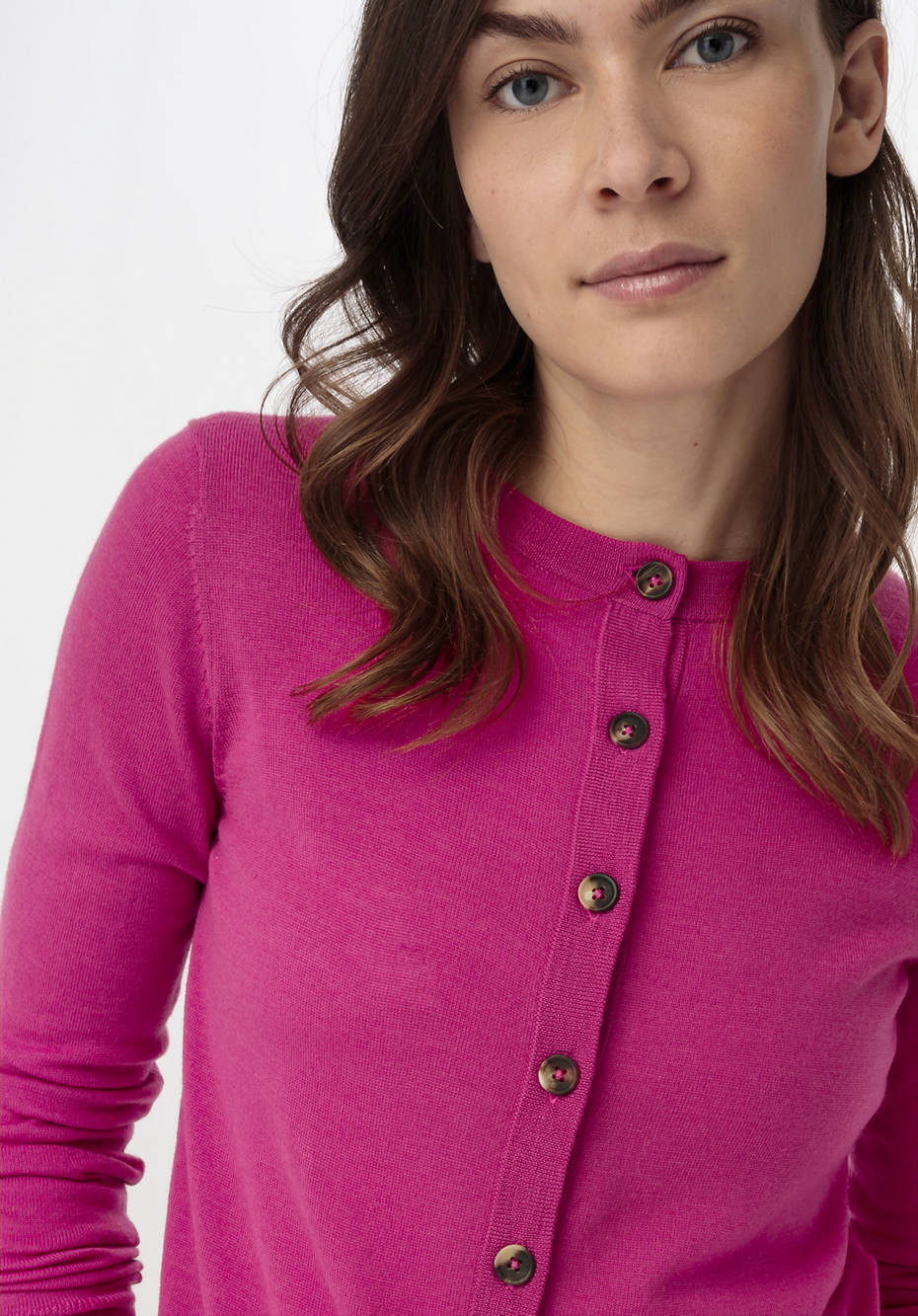 Strickjacke aus reiner Bio-Merinowolle