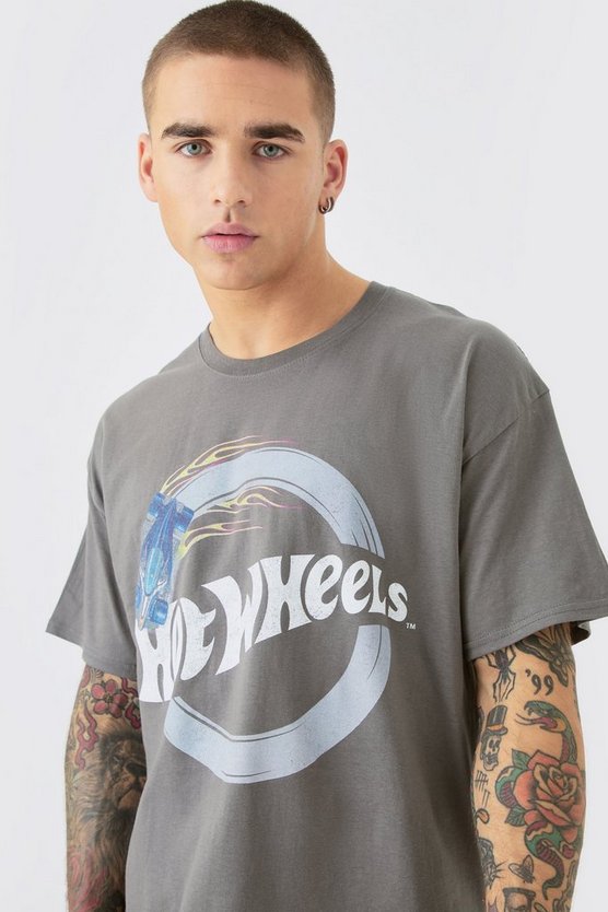Oversize T-Shirt mit lizenziertem Hot Wheels Print