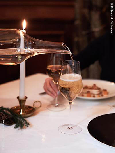 Billecart-Salmon : Coffret Carafe Cuvée Nicolas François Billecart 2002