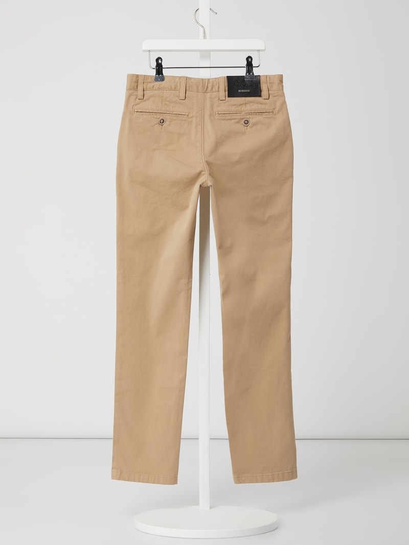Chino mit Stretch-Anteil in beige