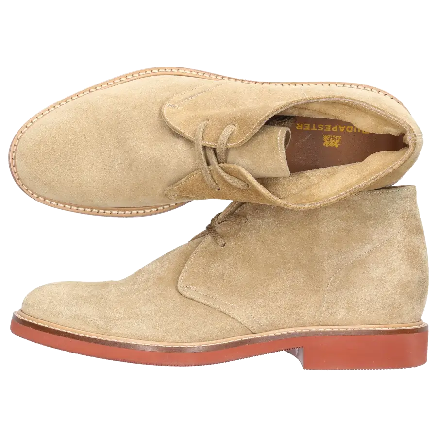 Budapester - Stiefel 51070 Veloursleder - beige