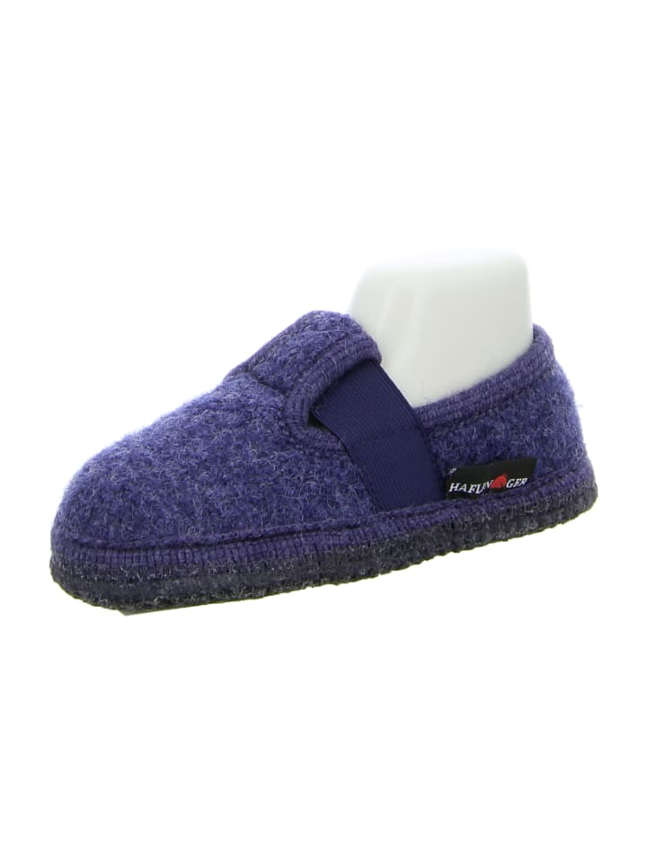 HAFLINGER Hausschuhe in Blau günstig kaufen
