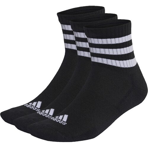 HERREN SOCKEN 3-STREIFEN CUSHIONED SPORTSWEAR MID-CUT, 3 PAAR