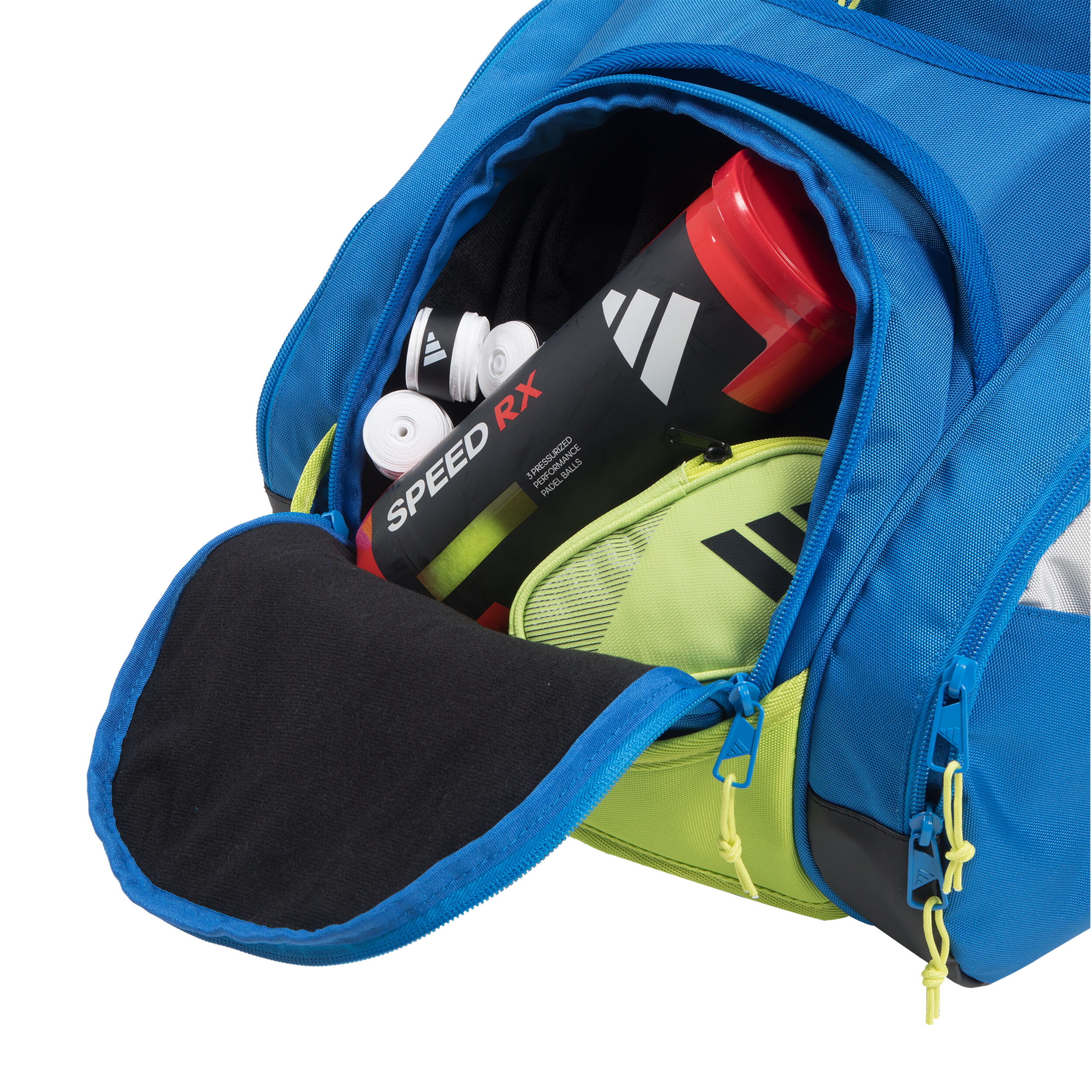 Multigame 3.3 Padelschlägertasche - Blau, Limette