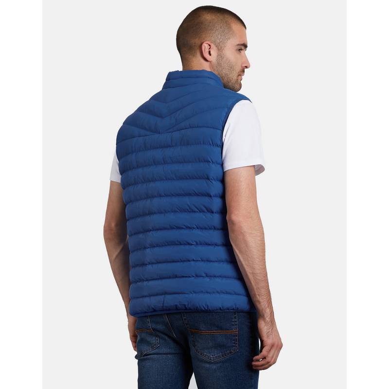 Threadbare THB Jacket Gilet Hunnigan Steppweste Herren