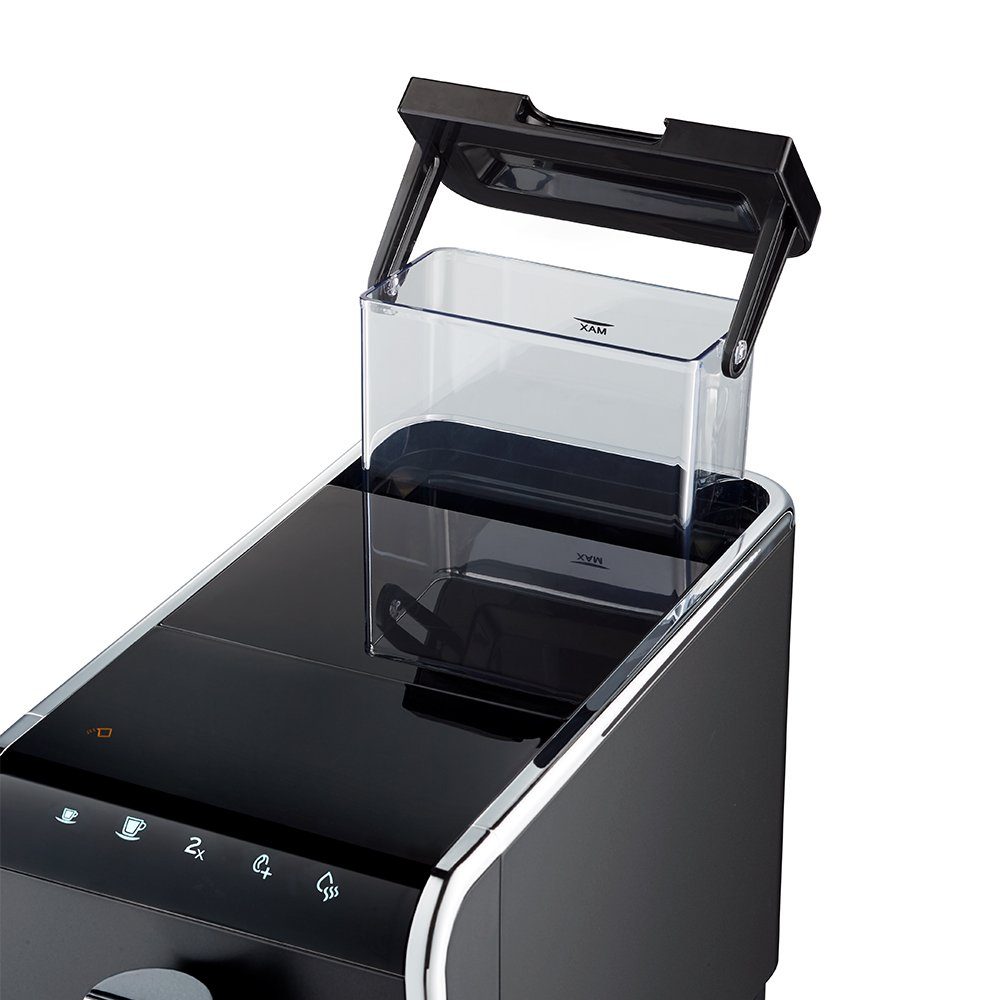 Tchibo Kaffeevollautomat Esperto Caffè für Caffè Crema und Espresso, Anthrazit, Herausnehmbare Brüheinheit