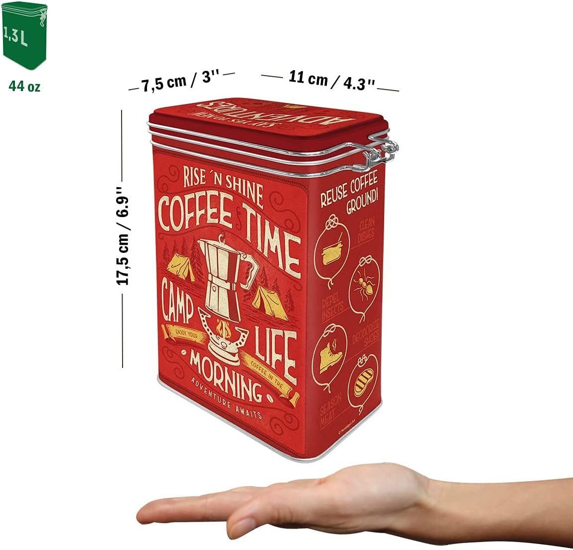 Nostalgic-Art Kaffeedose Aromadose - Outdoor & Activities - Camp Coffee Time