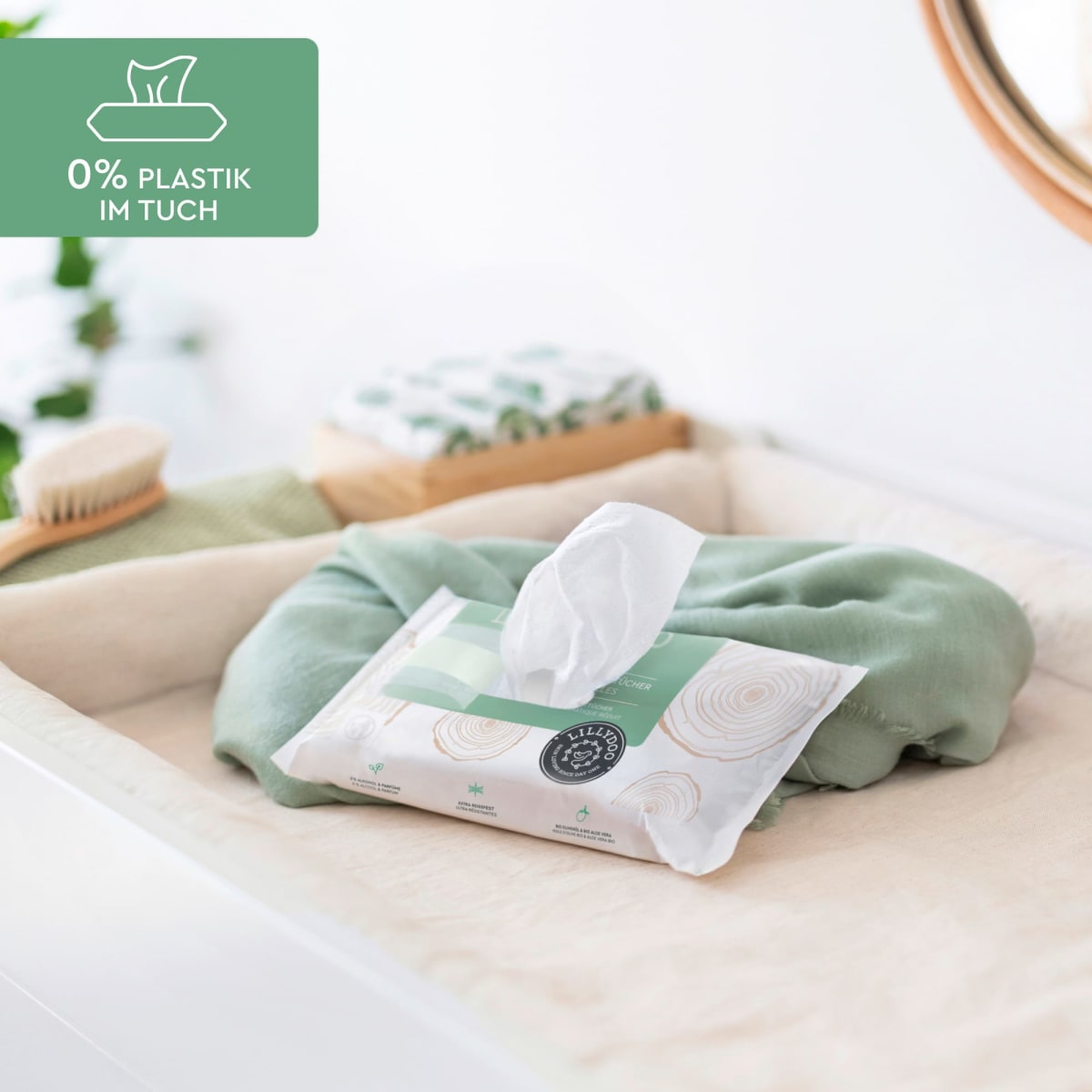Feuchttücher green, 60 St