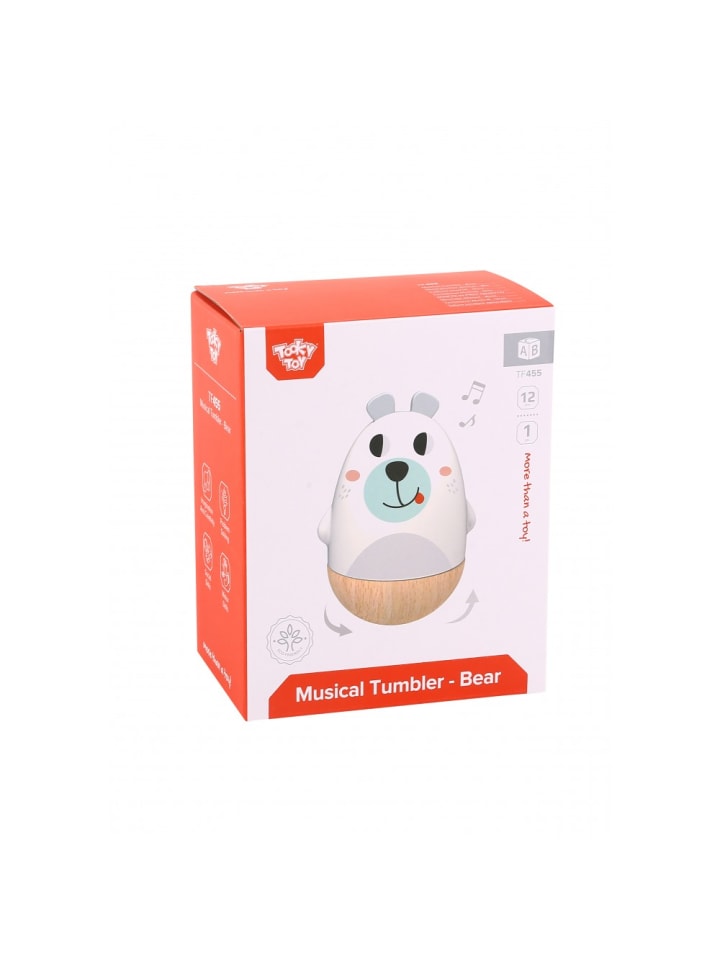 Tooky Toy Kinder Musikspielzeug Bär in weiß günstig kaufen onesize