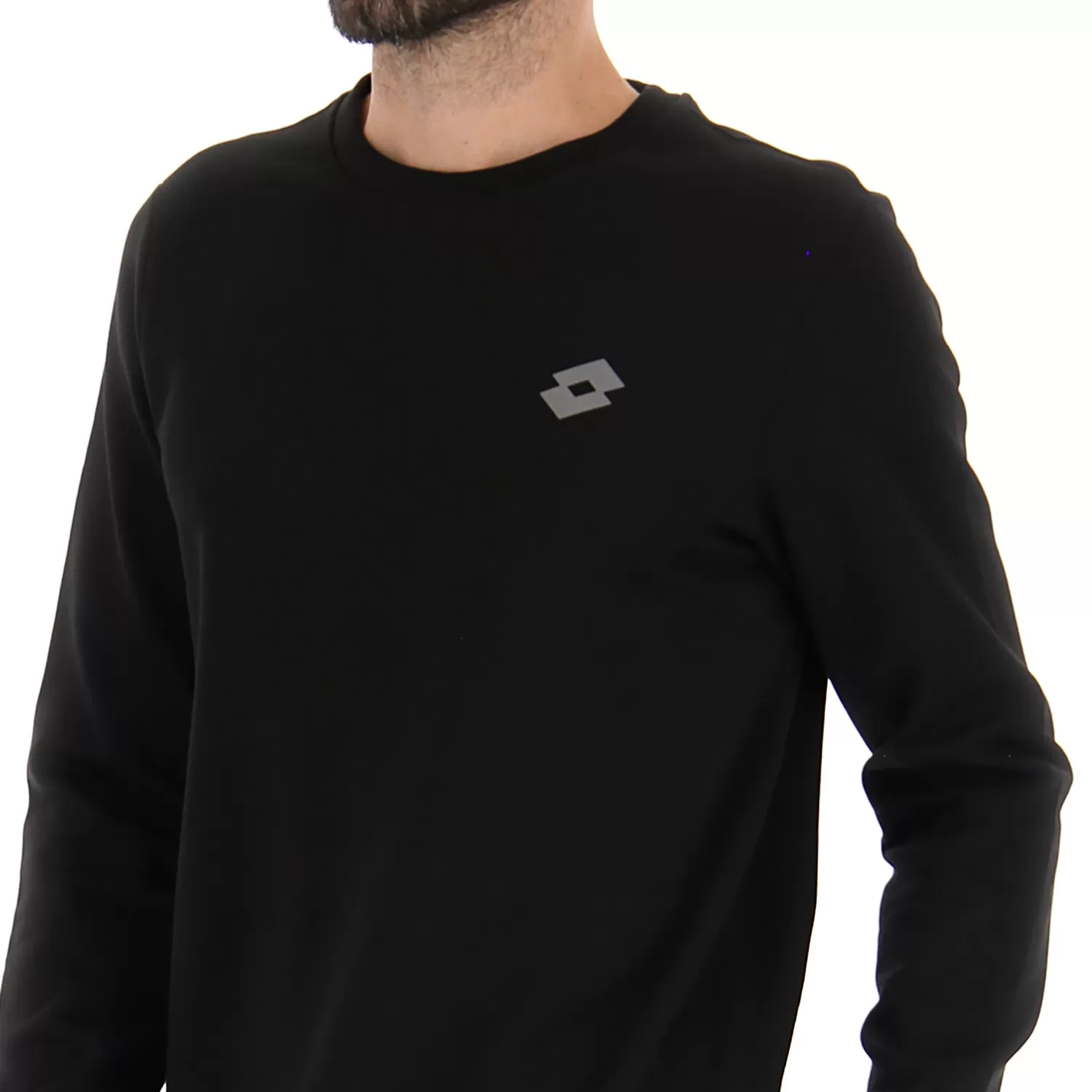 Mikina MSC SWEAT RN CELÁ ČERNÁ