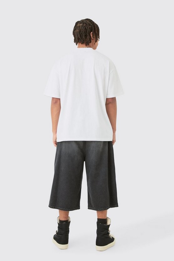 Oversize T-Shirt mit Gothic Print