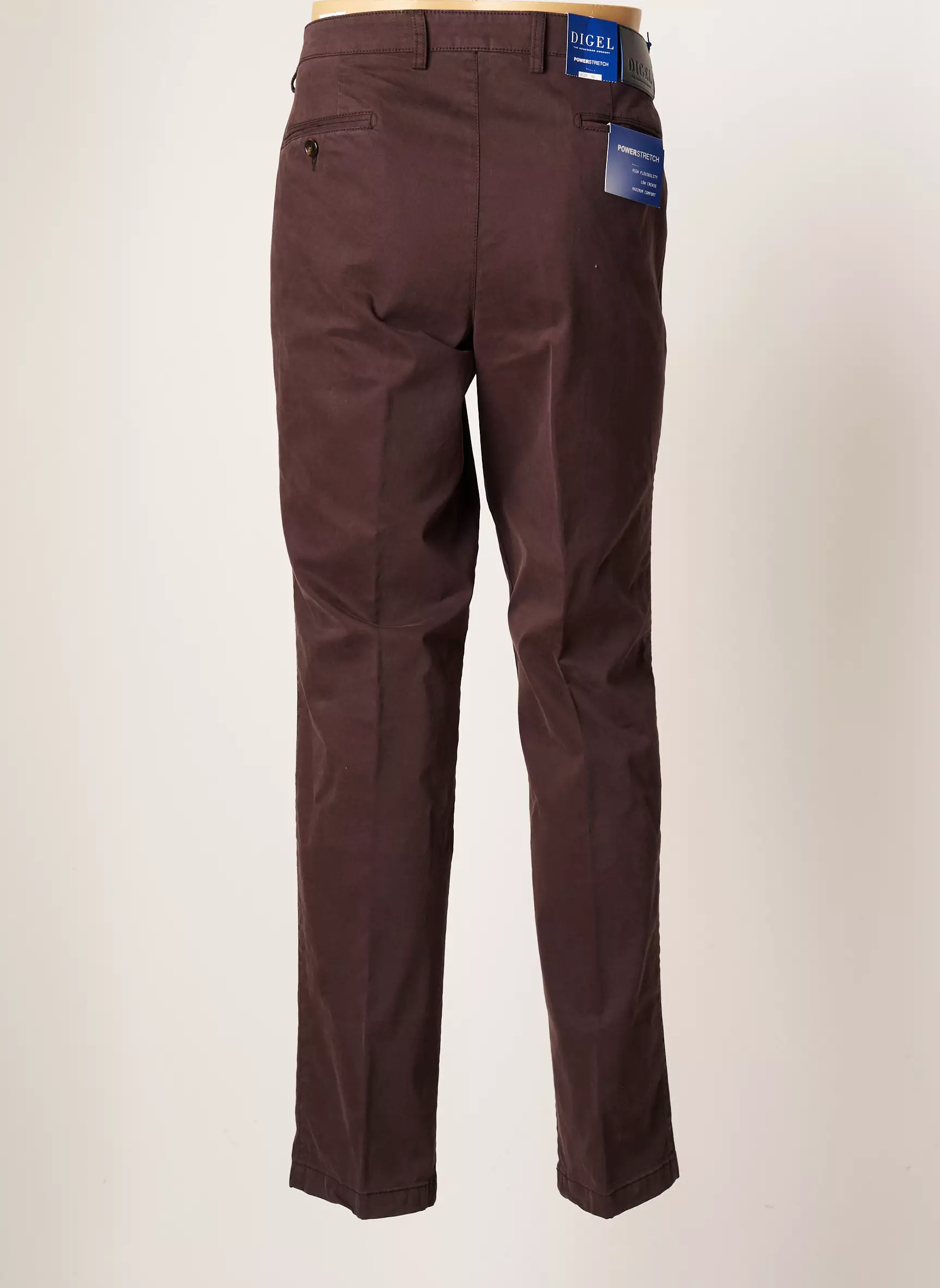 Digel Pantalons Chino Homme couleur marron