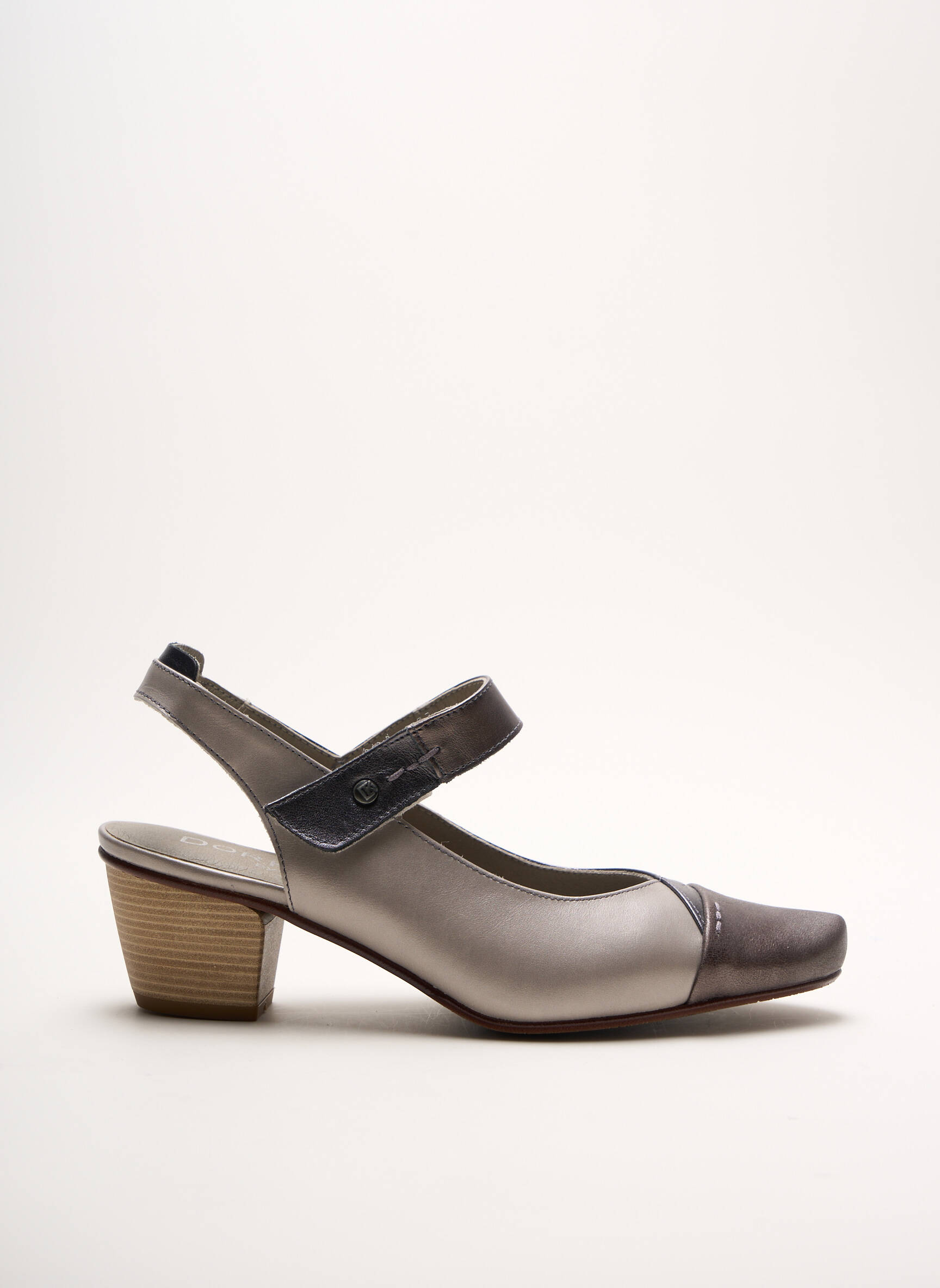 Dorking Sandales Nu Pieds Femme couleur gris