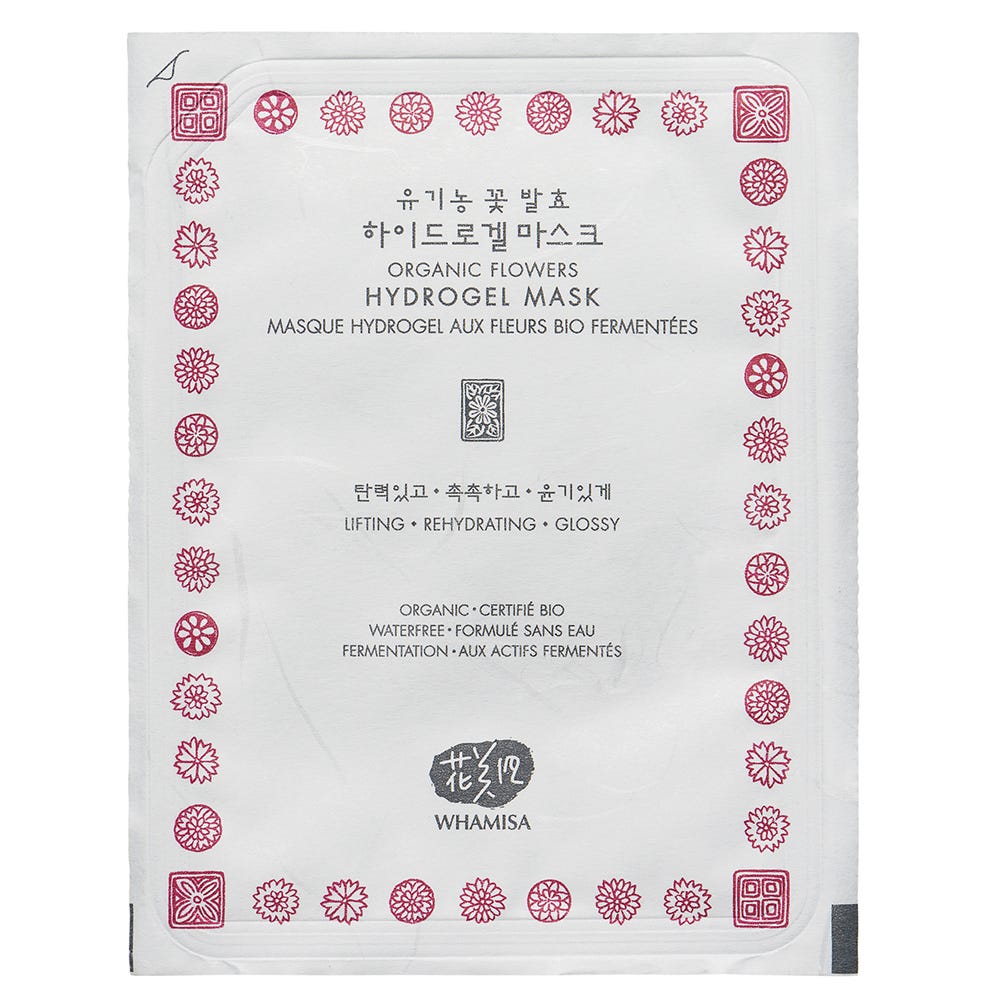 Whamisa Organic Flowers Hydro Gel Facial Mask 33 g