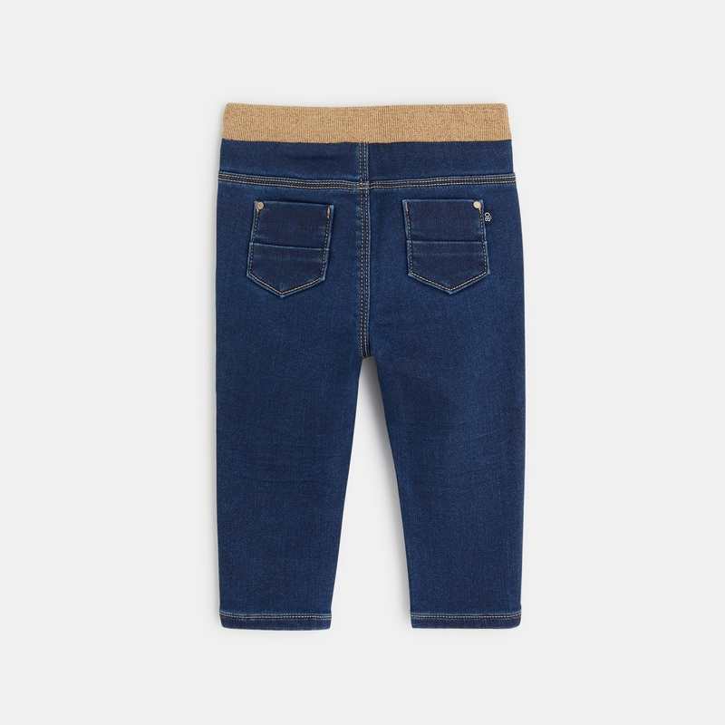 Pantalon jegging denim bleu bébé fille