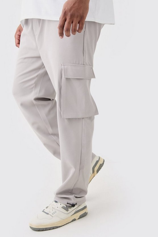 Plus elastische Skinny Stretch Cargo-Hose