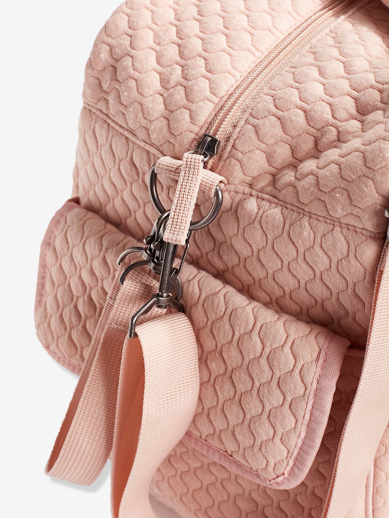 Sac à langer Journée multipoches vertbaudet rose poudré