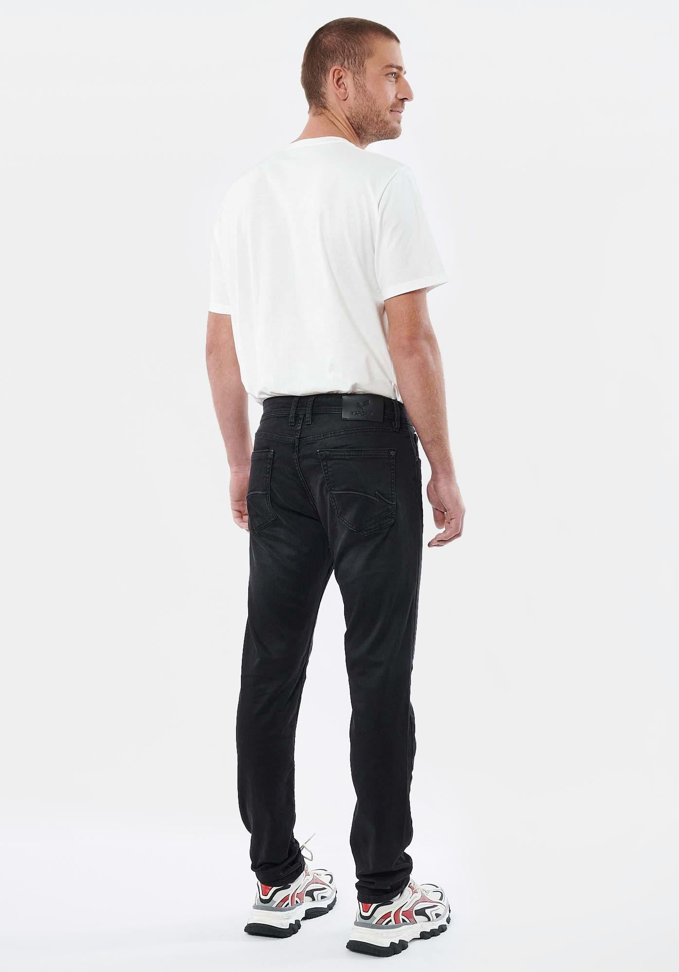 DAXKO  Jean slim noir homme