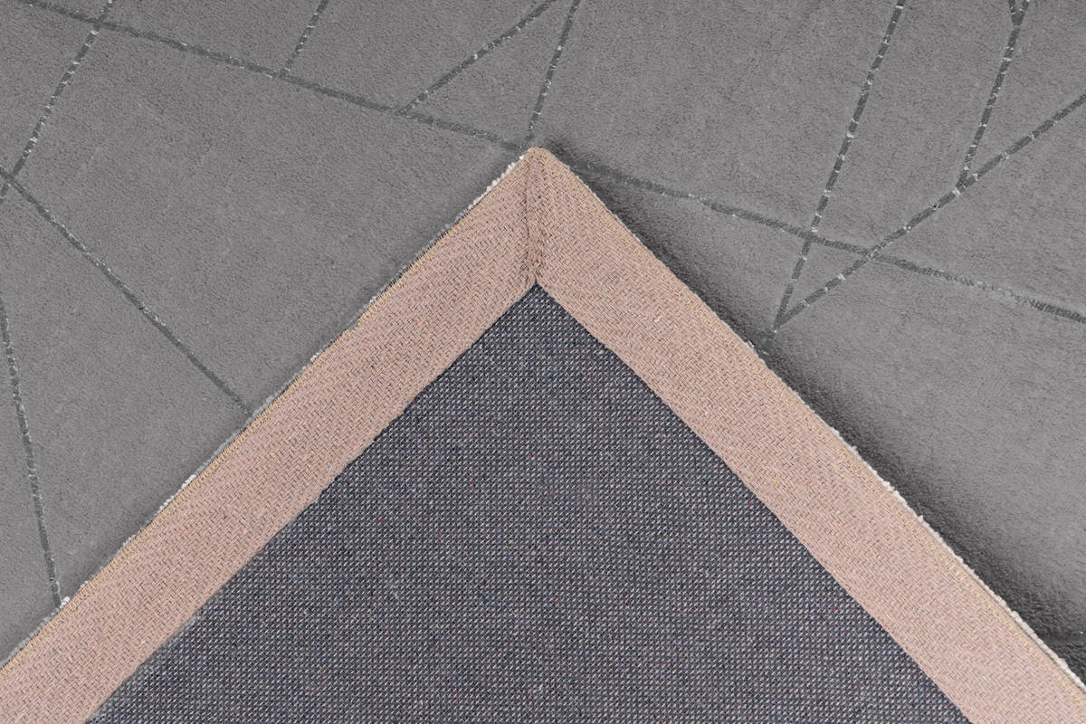 me gusta Teppich Taupe / Silber 160cm x 230cm