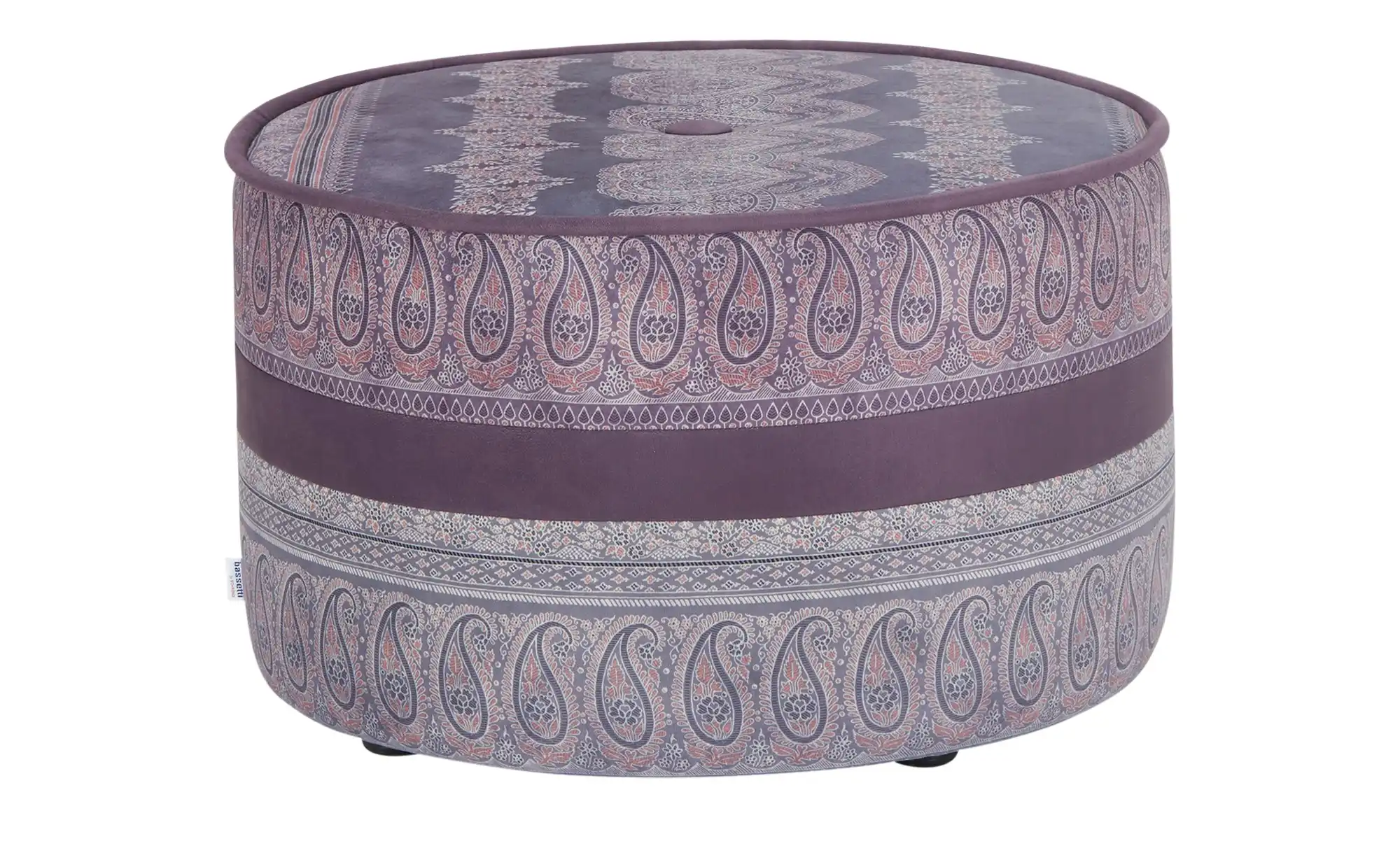bassetti by SCHRÖNO Pouf aus Velours Tino