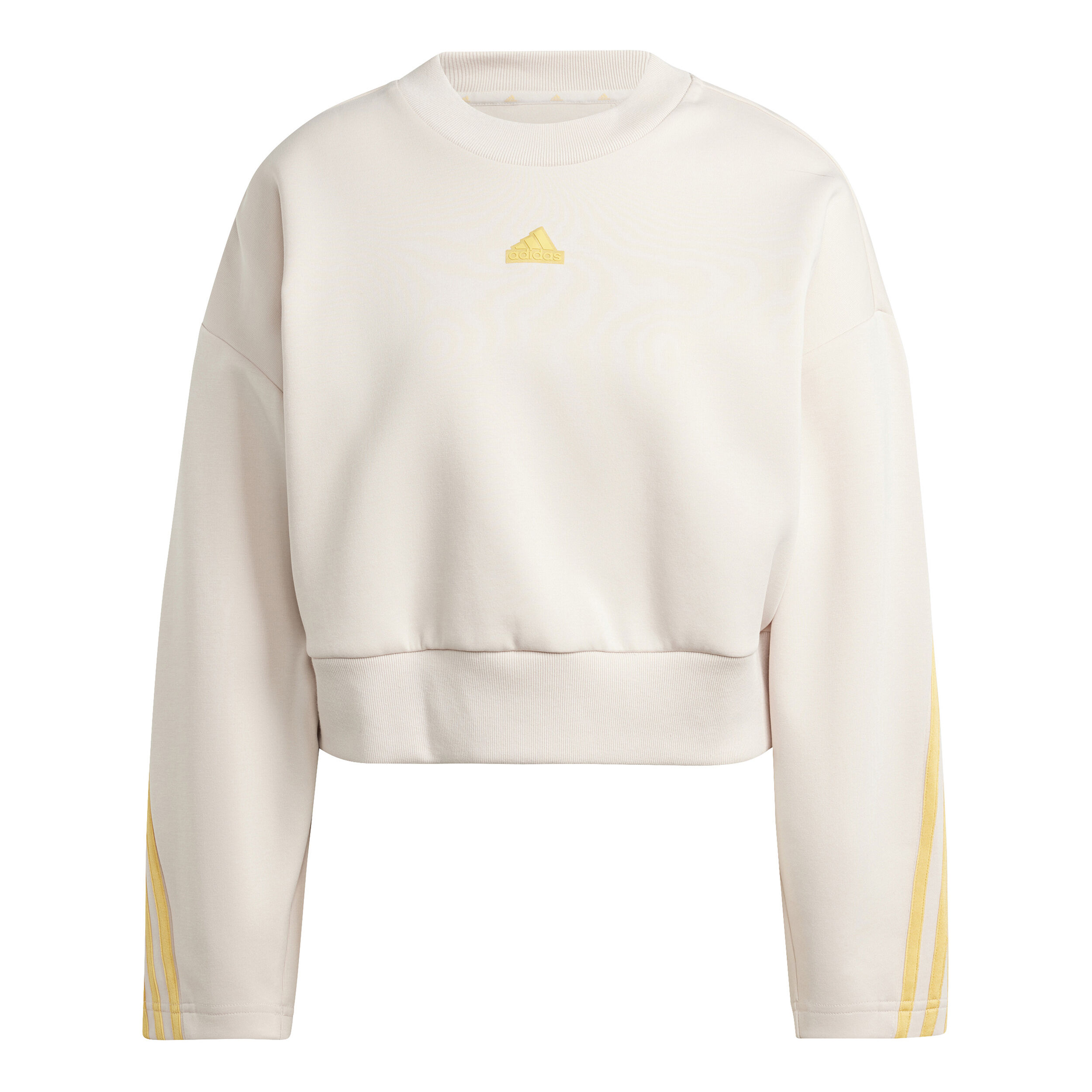 Future Icon 3 Stripes Sweatshirt Damen - Beige, Gelb