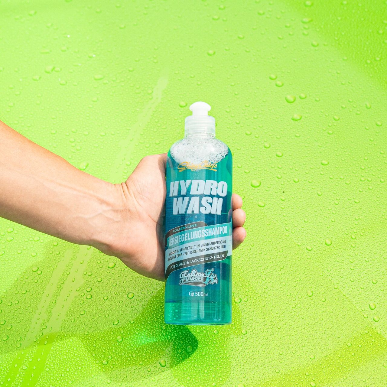 ShinyChiefs HYDRO WASH - VERSIEGELUNGSSHAMPOO speziell für Glanz- und Lackschutzfolien 500ml