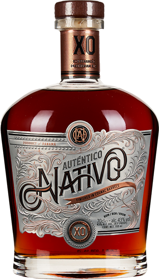 Auténtico Nativo The Essence of Panama Rum XO Cognac finish 0,7 Liter in Tube