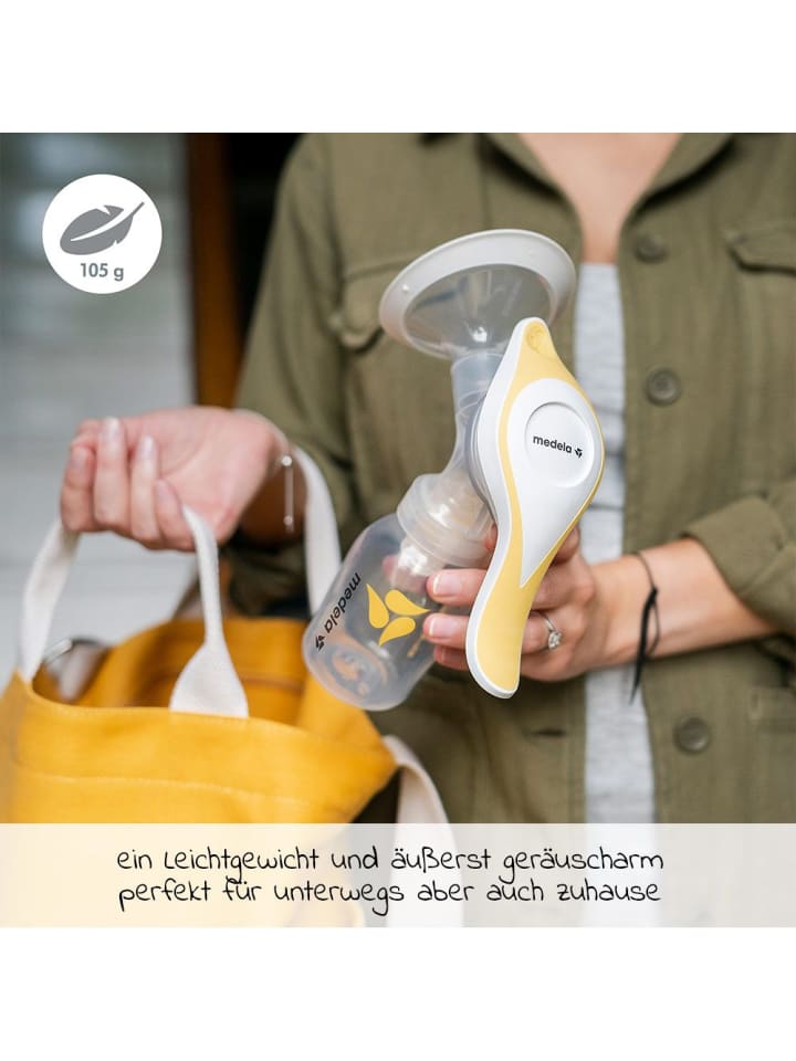Medela Hand-Milchpumpe Harmony Flex in gelb günstig kaufen onesize