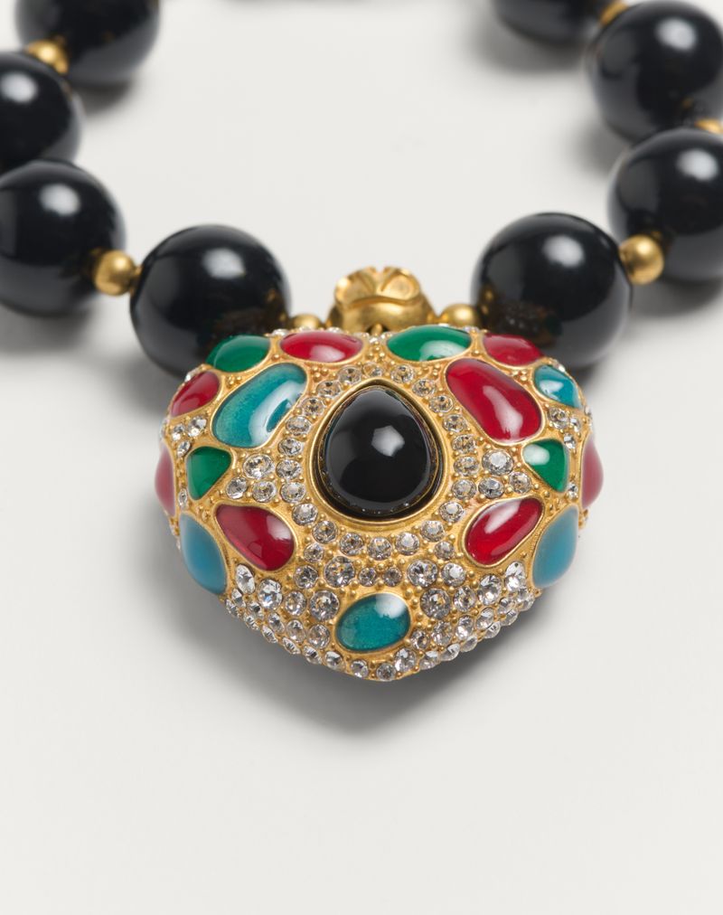 Coeur Royal armbånd i metal, harpiks, emalje og Swarovski® krystaller