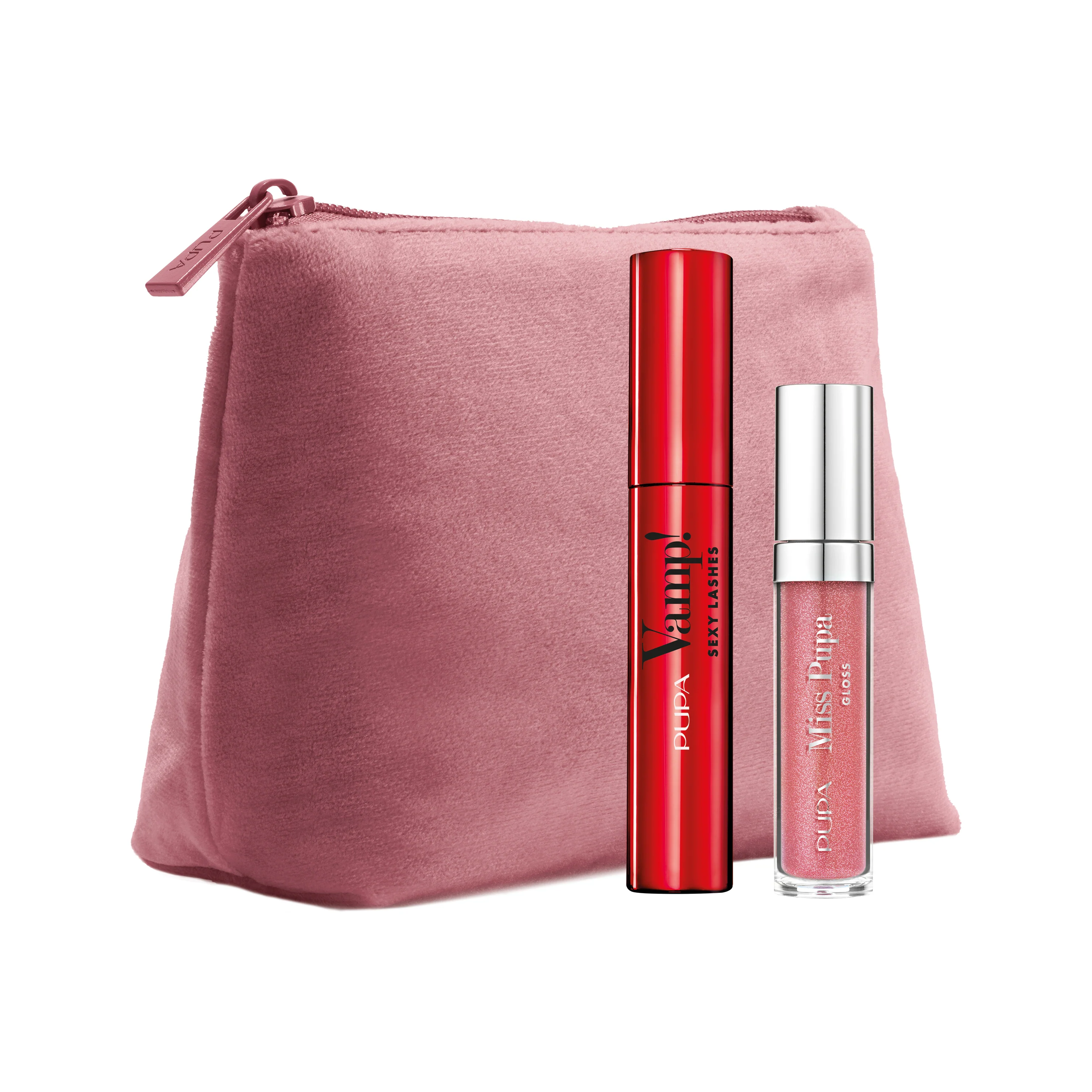 Vamp! Sexy Lashes + sada na líčenie Miss Pupa Gloss - maskara