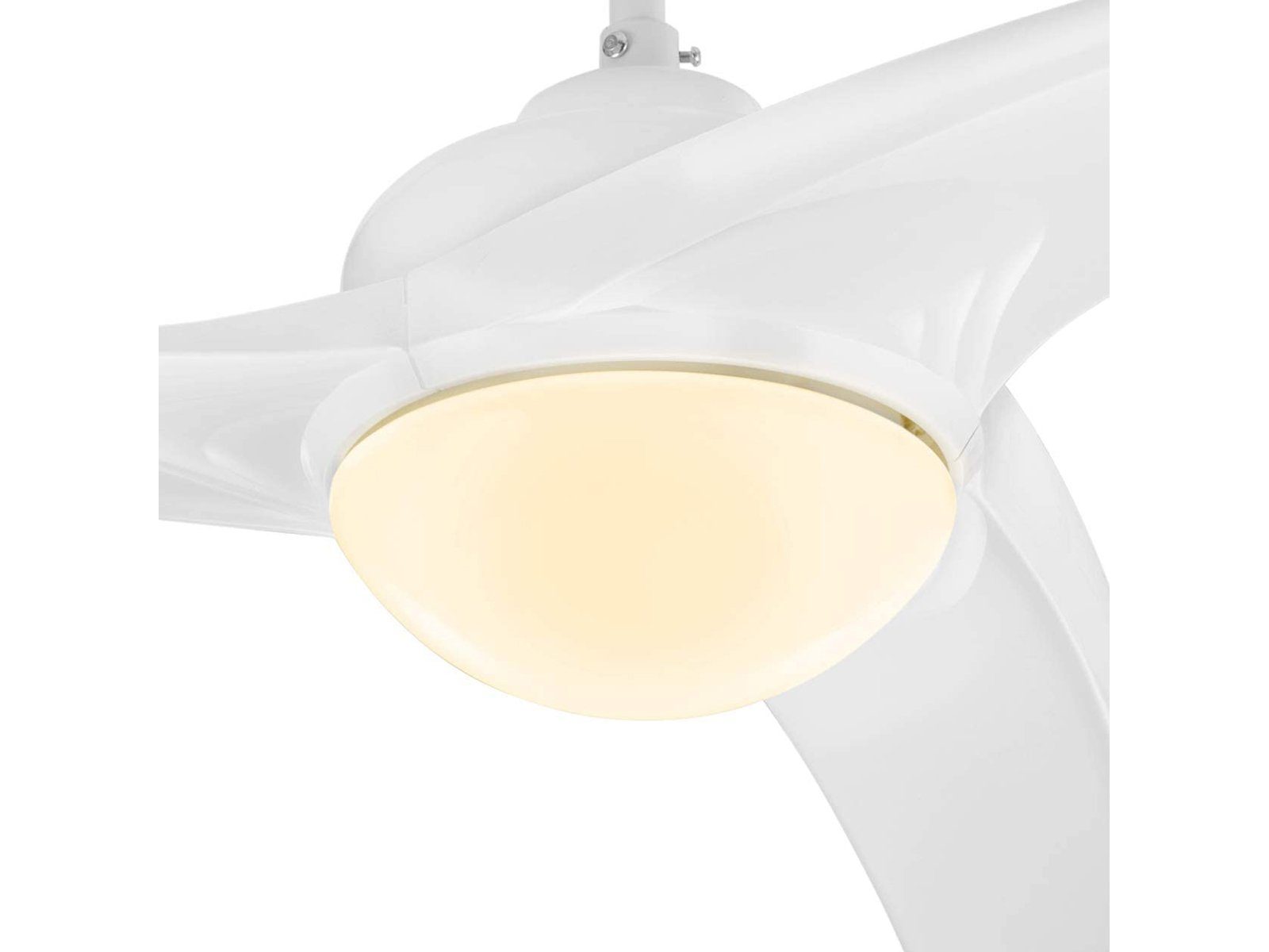Tristar Deckenventilator, mit Licht & Fernbedienung LEISE, Ø132cm groß, Raumlüfter Winterbetrieb