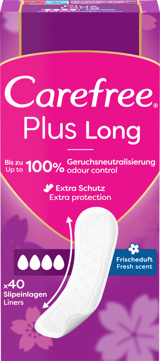 Slipeinlagen Plus Long Frischeduft, 40 St