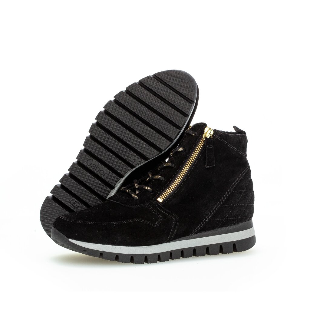 Gabor comfort Schnürstiefelette schwarz