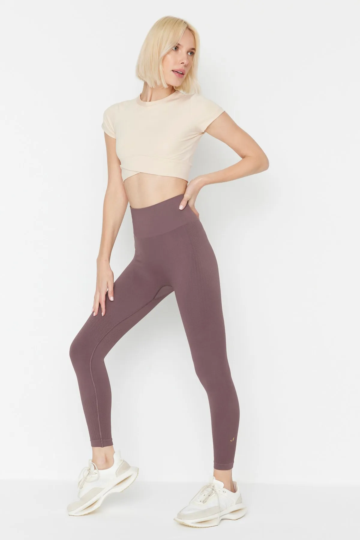 Jerf  Sport-Leggings - Braun - Mittlerer Bund