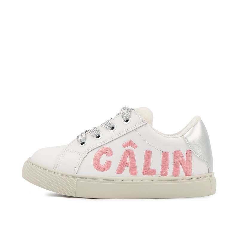 Baskets en cuir Mini Simone bisous câlin