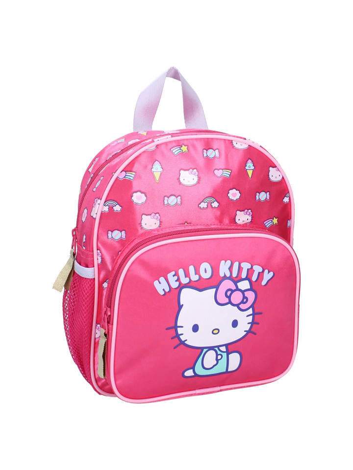 COFI 1453 Hello Kitty Rucksack –geräumigem Hauptfach und verstellbaren in Rosa günstig kaufen 29 x 22 cm
