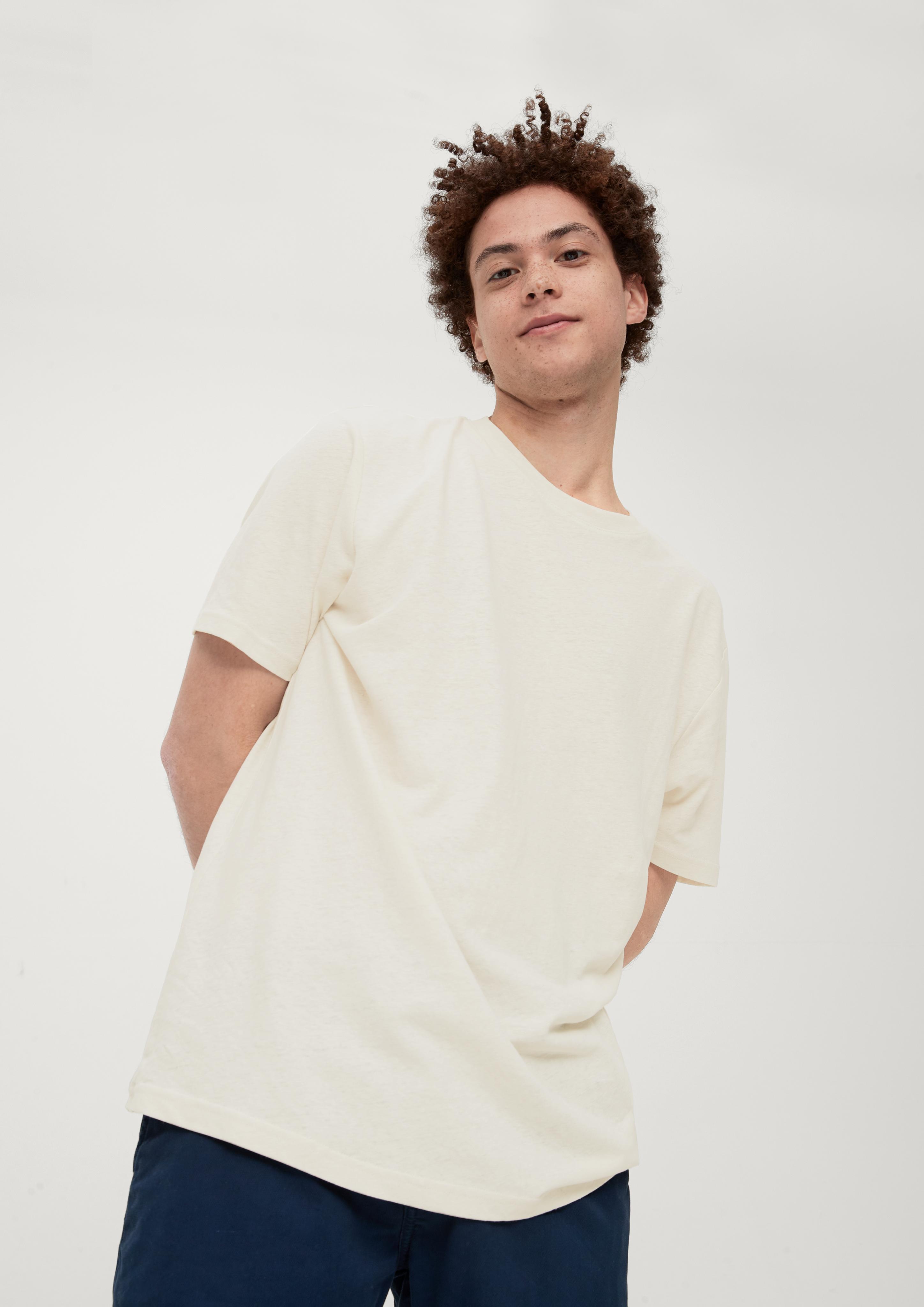 T-Shirt aus Leinenmix  2130377-8000