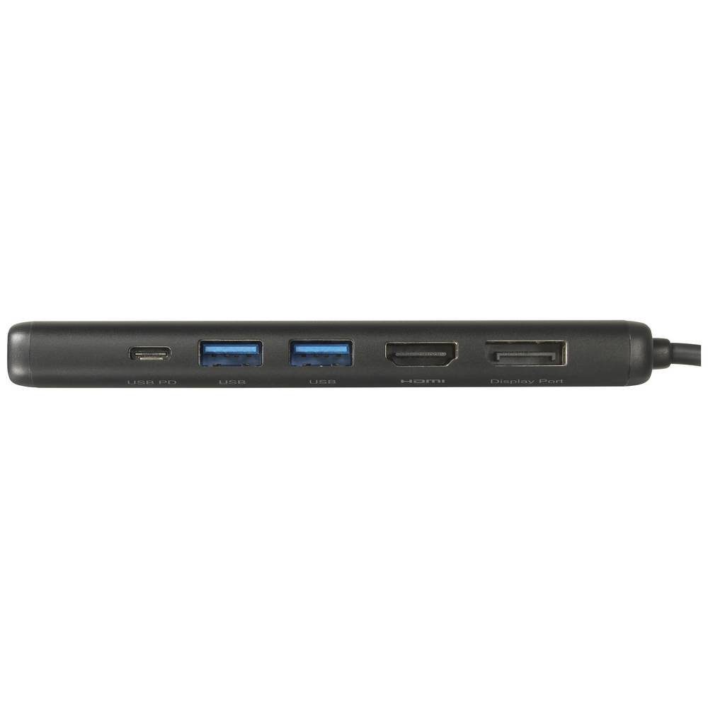 Renkforce Laptop-Dockingstation 8K oder Dual 4K USB-C® Dockingstation mit, USB-C® Power Delivery