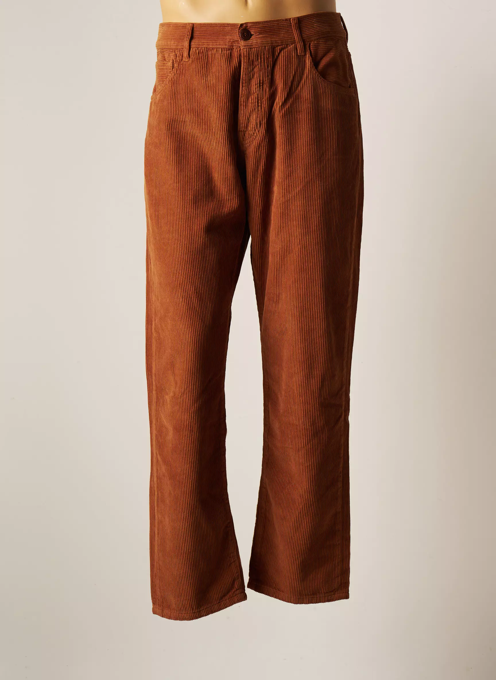 C O F Studio Pantalons Slim Homme couleur marron