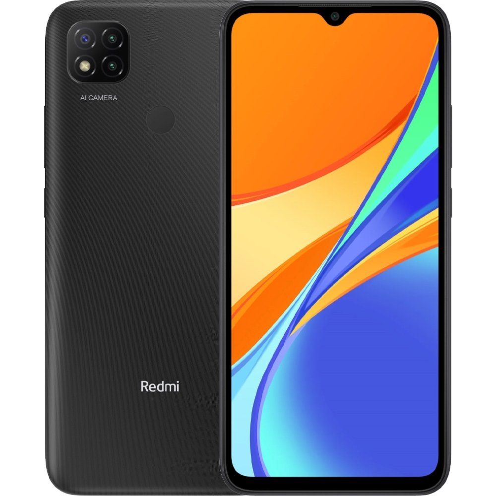 Xiaomi Redmi 9C 128 GB / 4 GB - Smartphone - midnight gray Smartphone (6,5 Zoll, 128 GB Speicherplatz)