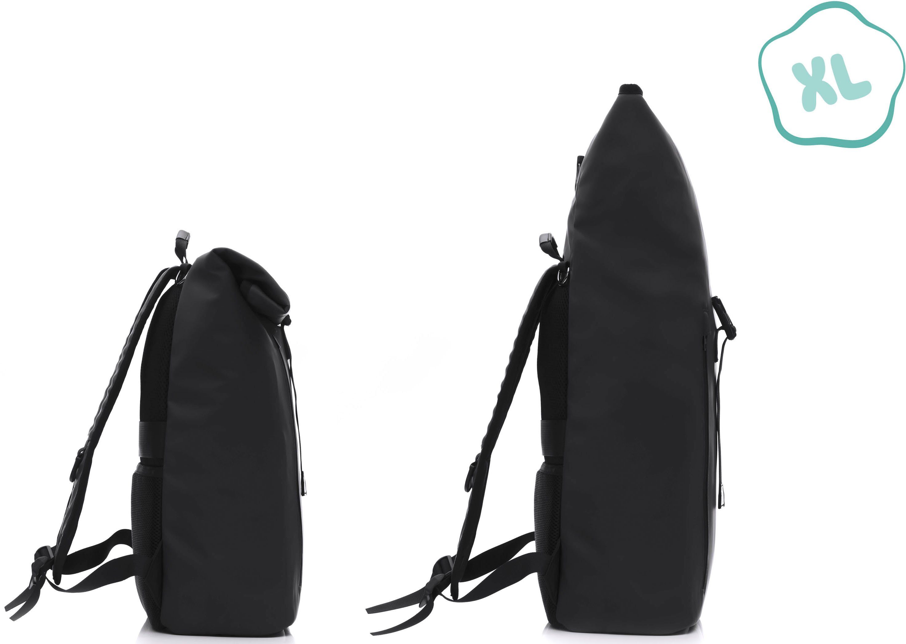 Fillikid Wickelrucksack Oslo, schwarz