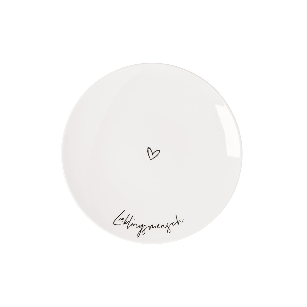 Villeroy & Boch Assiette dessert Lieblingsmensch Statement Assiette