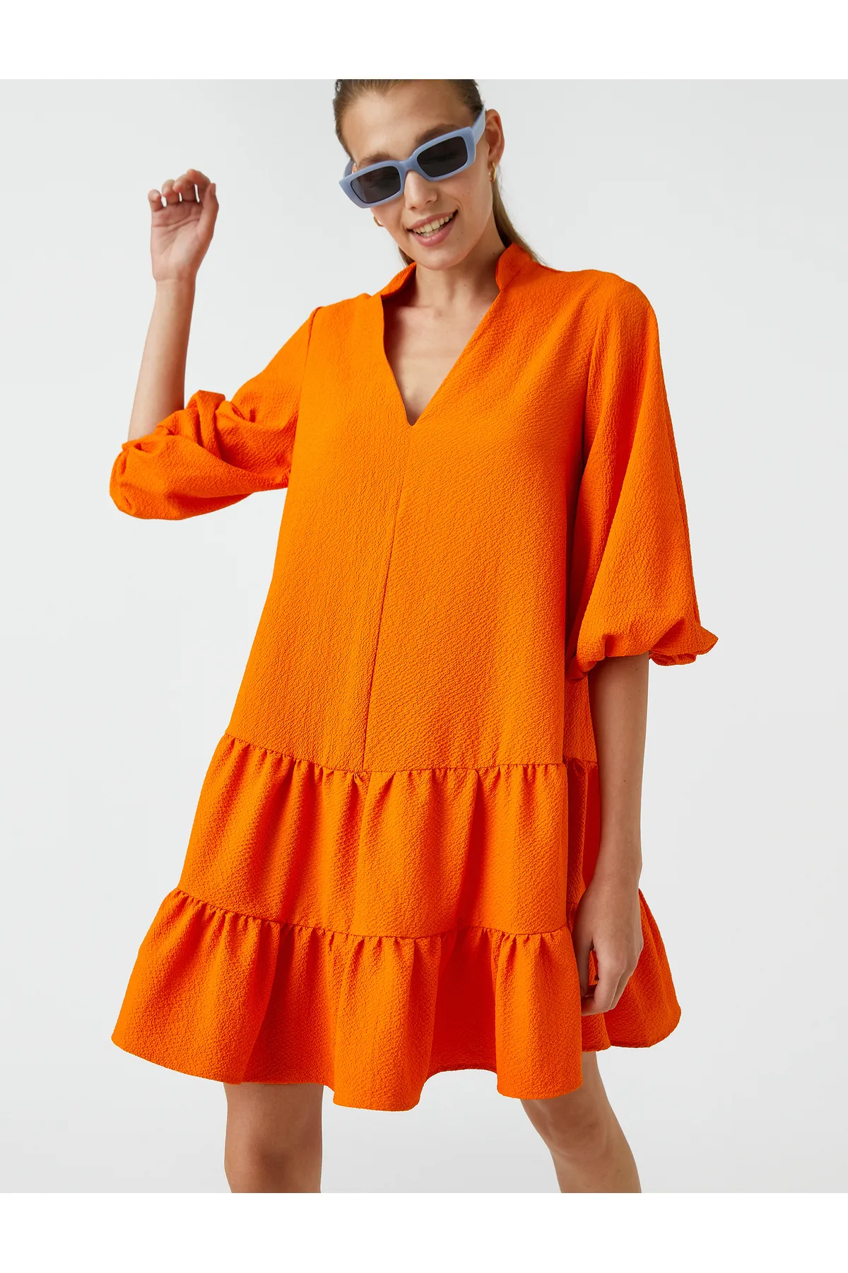 Koton  Übergroßes Lagenkleid