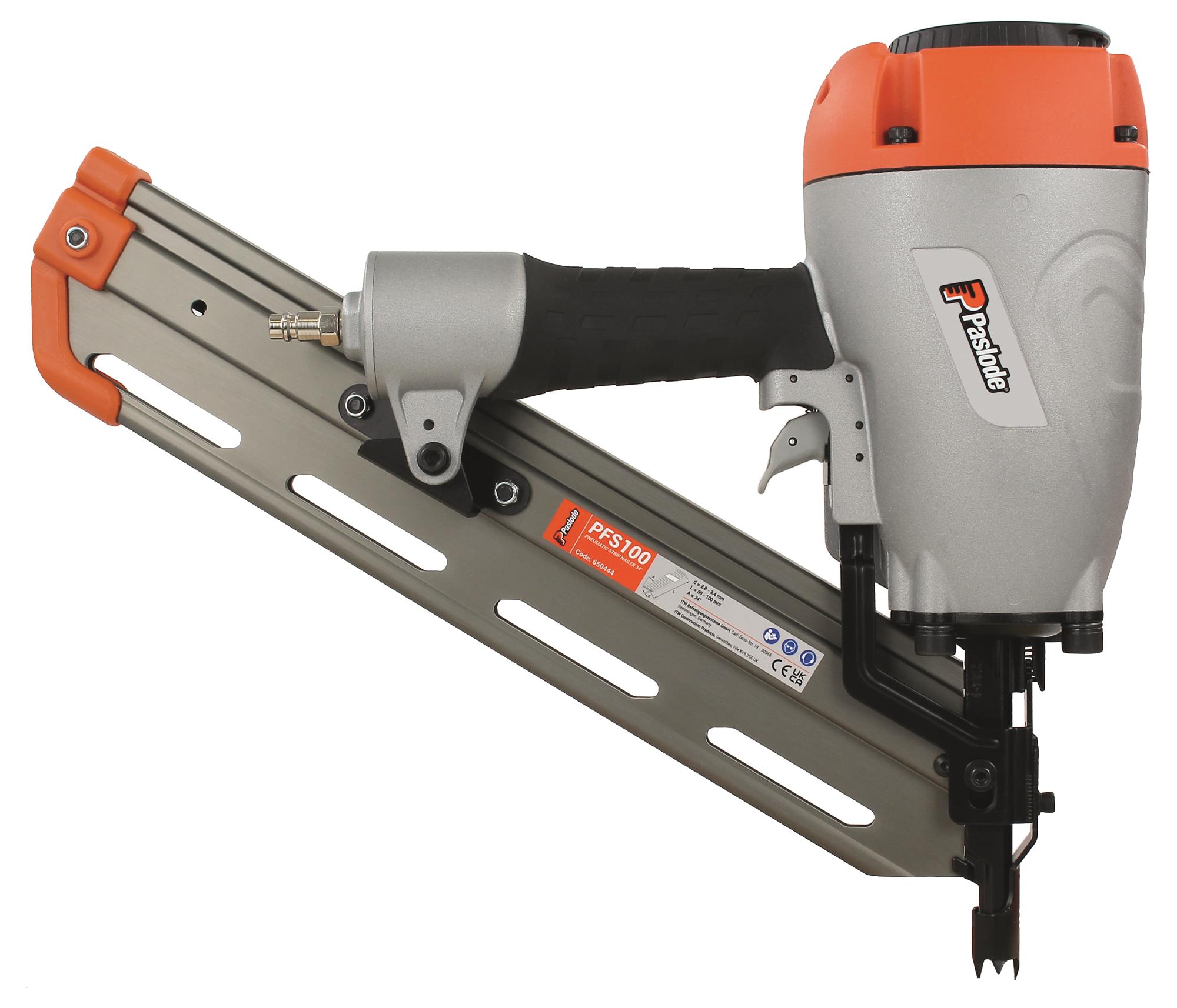 Paslode 650444 PFS100 Pneumatyczna gwoździarka taśmowa 50-100 mm