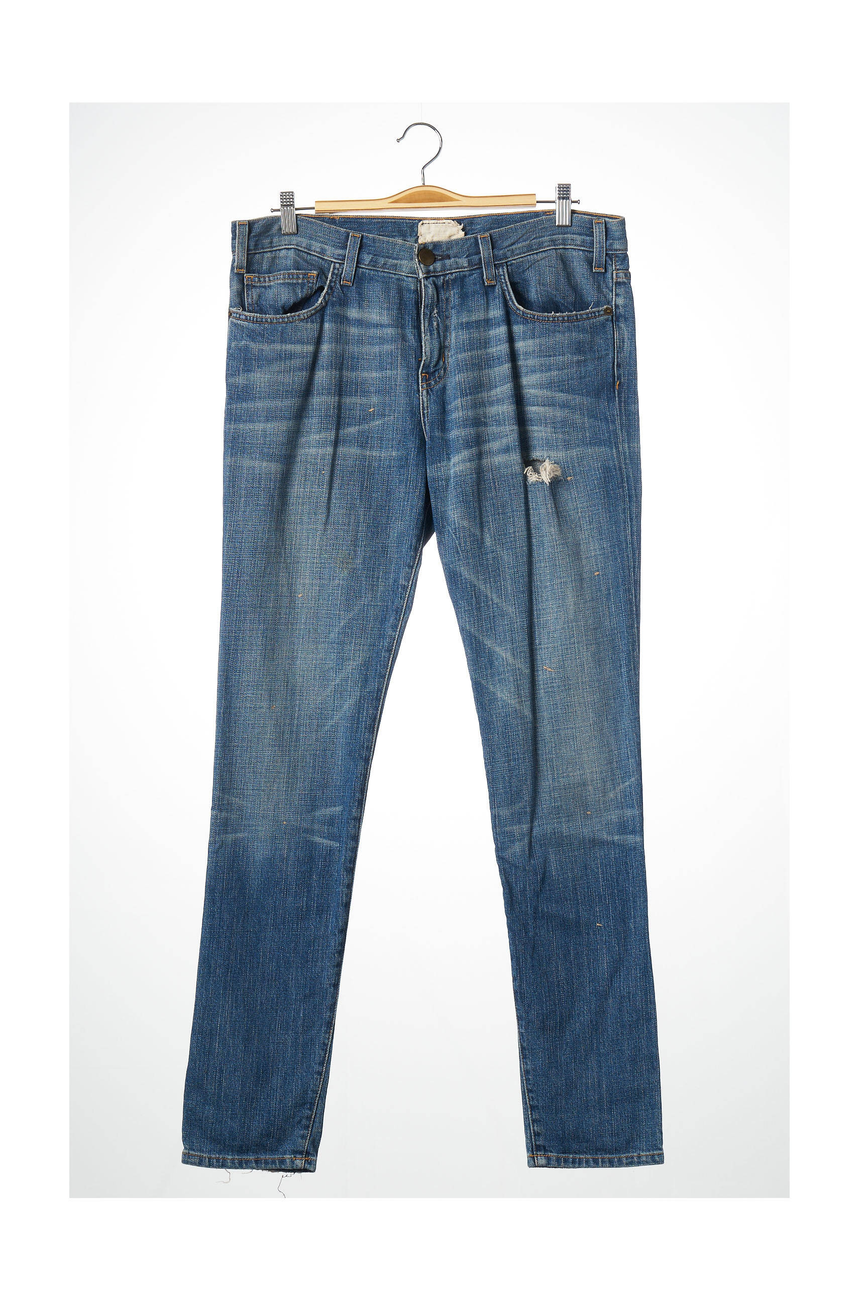 Current Elliott Jeans Coupe Slim Femme couleur bleu