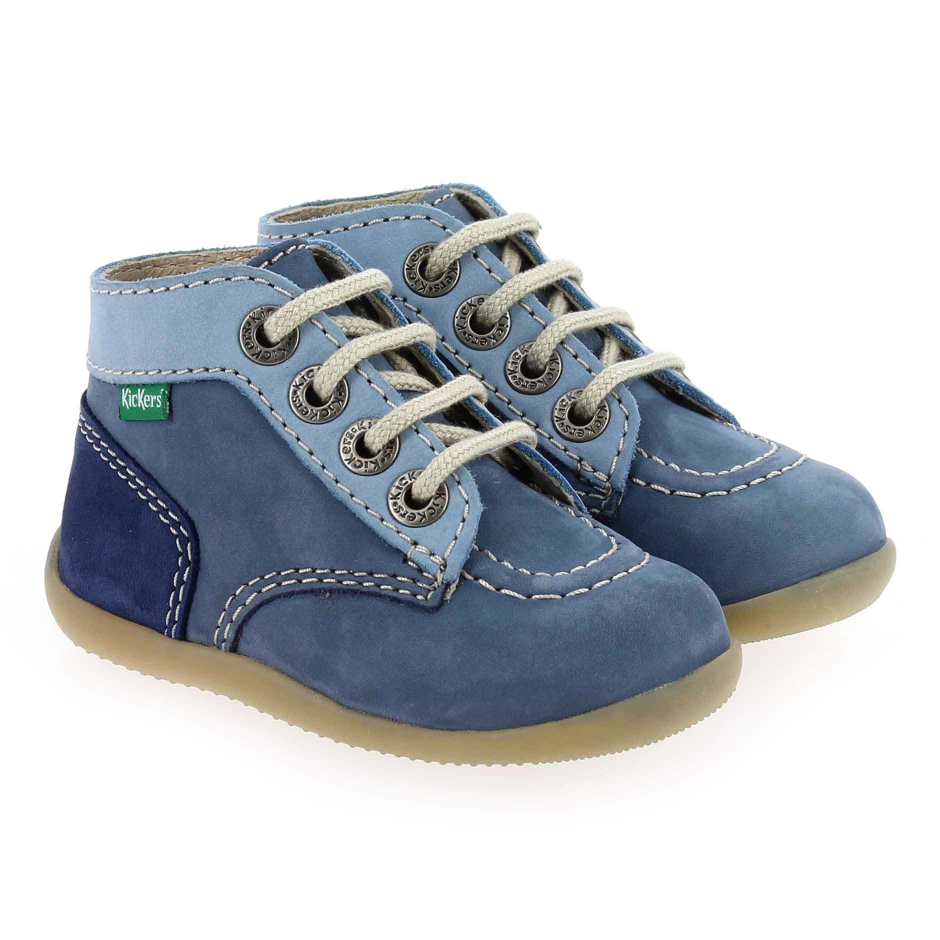 Kickers  BONBON 2 TRICOLORE - Bleu