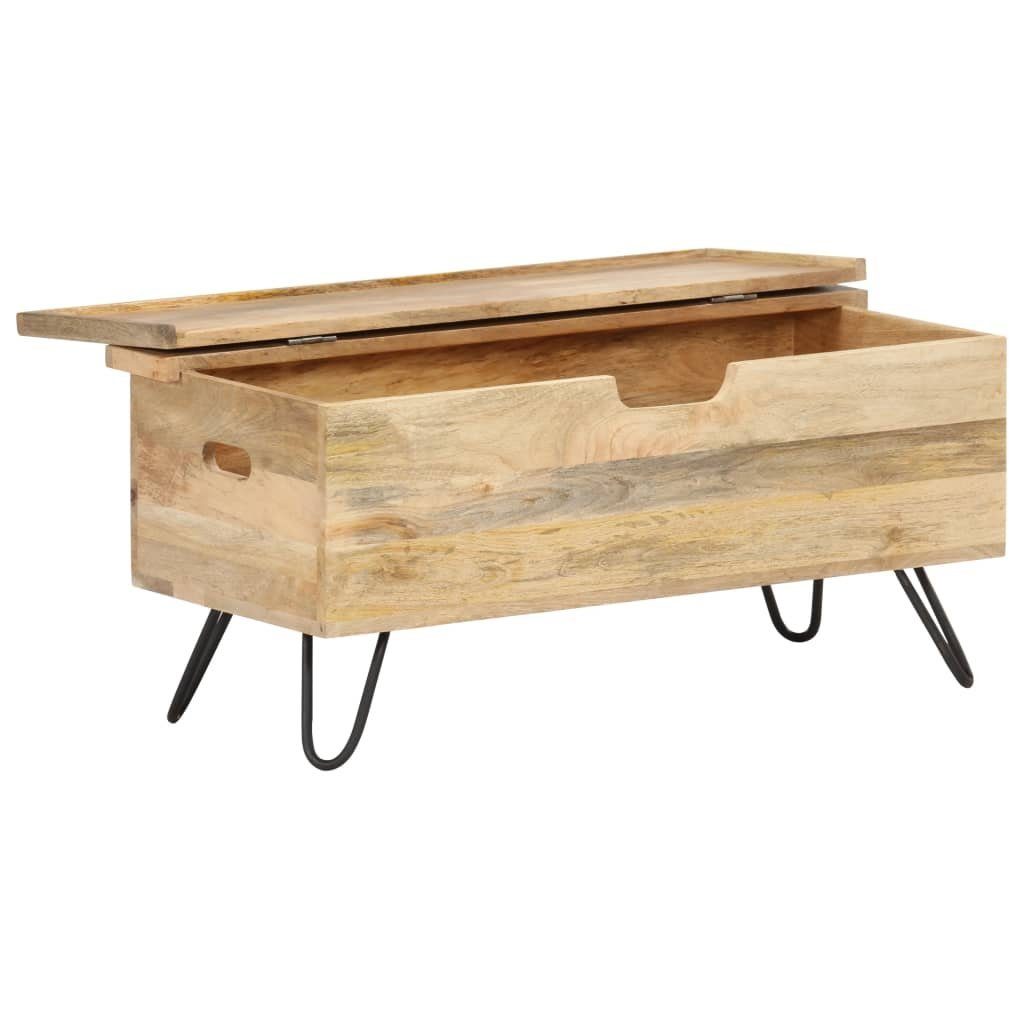vidaXL Aufbewahrungsbox Truhe 90x40x45 cm Mango Massivholz