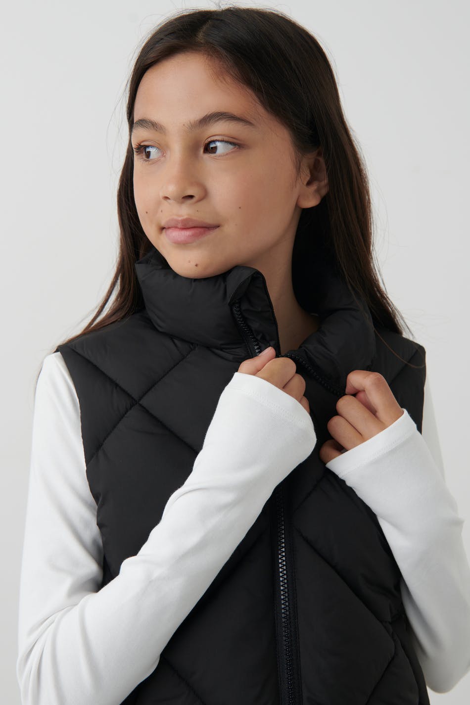 Y puffer vest